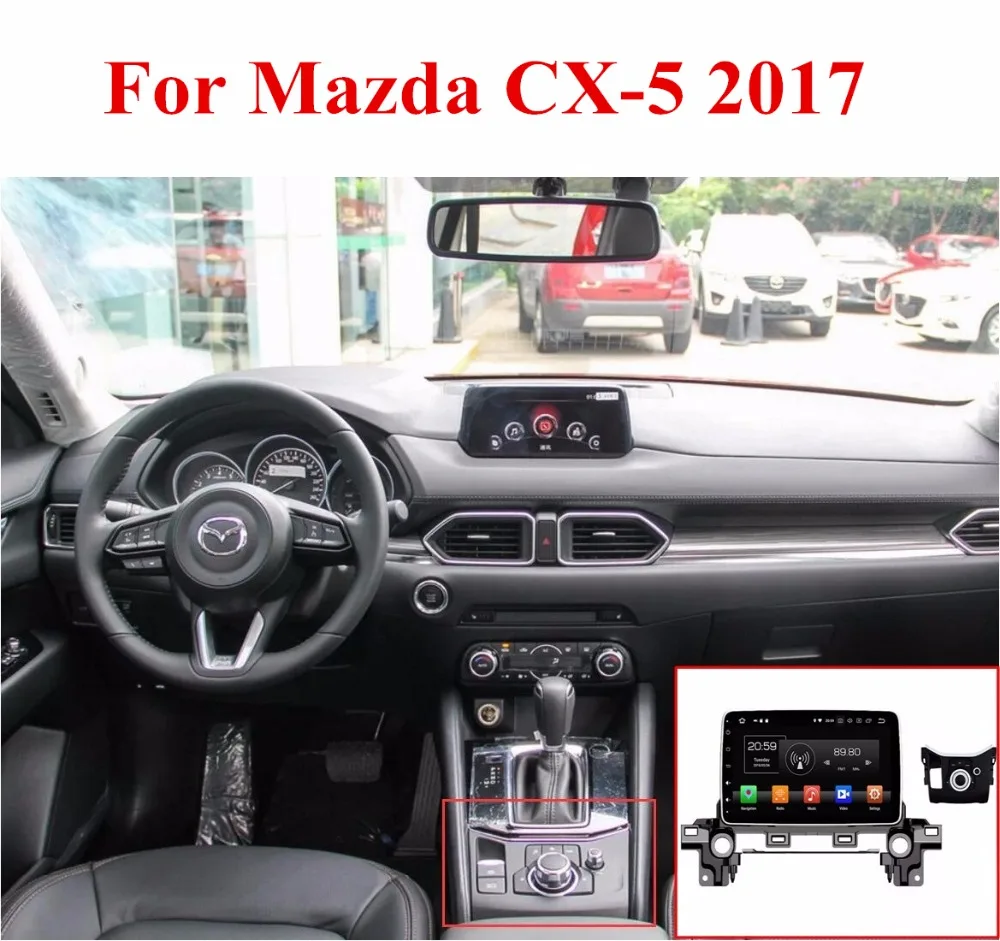 KLYDE Восьмиядерный автомобильный dvd-плеер на основе Android для Mazda CX-5 2017-2019 с 4 + 32 ГБ PX5