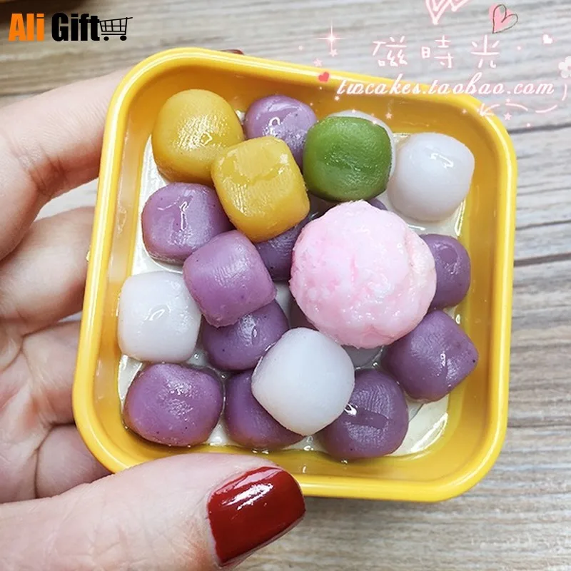 Креативный чайный десерт дурийское мороженое манго Красный Таро холодильник для