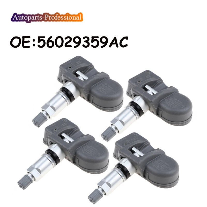 4 шт./лот для 2009 2010 Dodge Ram 1500 Jeep MOPAR TPMS датчик давления в шинах 433 МГц 56029359AC 56029359AB