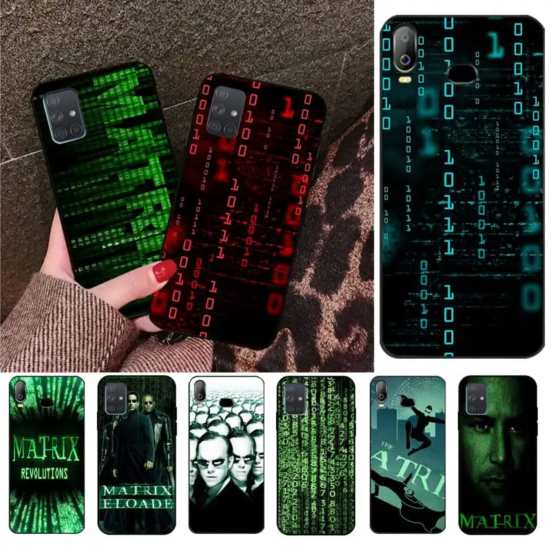 

The Matrix pattern Custom Photo Soft Phone Case For Samsung A10 A20 A30 A40 A50 A70 A80 A71 A91 A51 A6 A8 2018