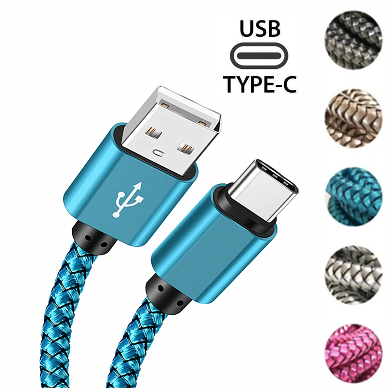 Кабель USB Type C для Samsung S10 S9 S8 A50 Xiaomi Redmi Note 7 K20 PRO быстрая зарядка фотоустройство