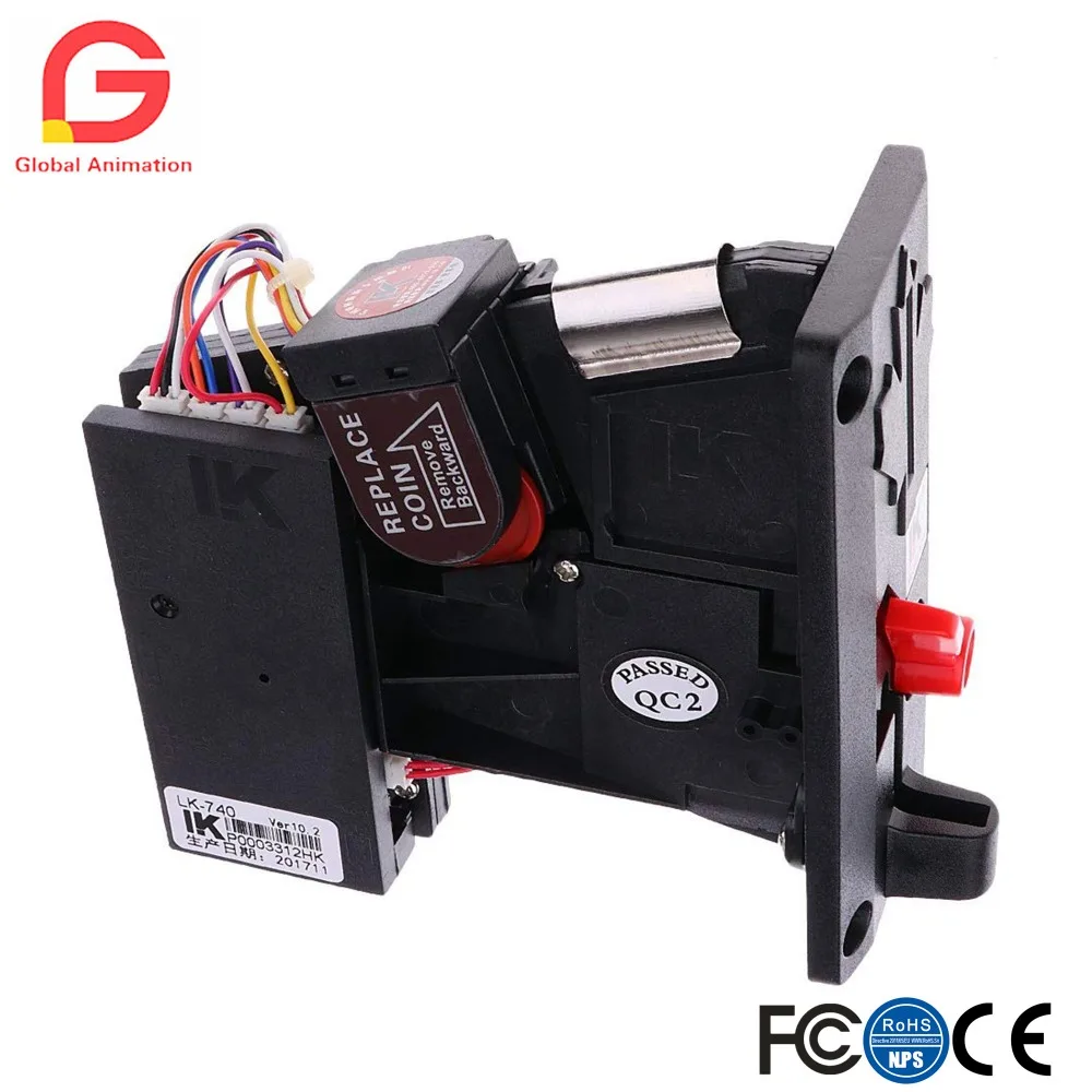Top Entry CPU Coin Acceptor Selector DIY Kit For Slot Vending Machine | Спорт и развлечения