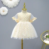baby girls dress kids clothes princess costume cute floral ruffles summer 2 9 years party dresses for girl childrens clothing