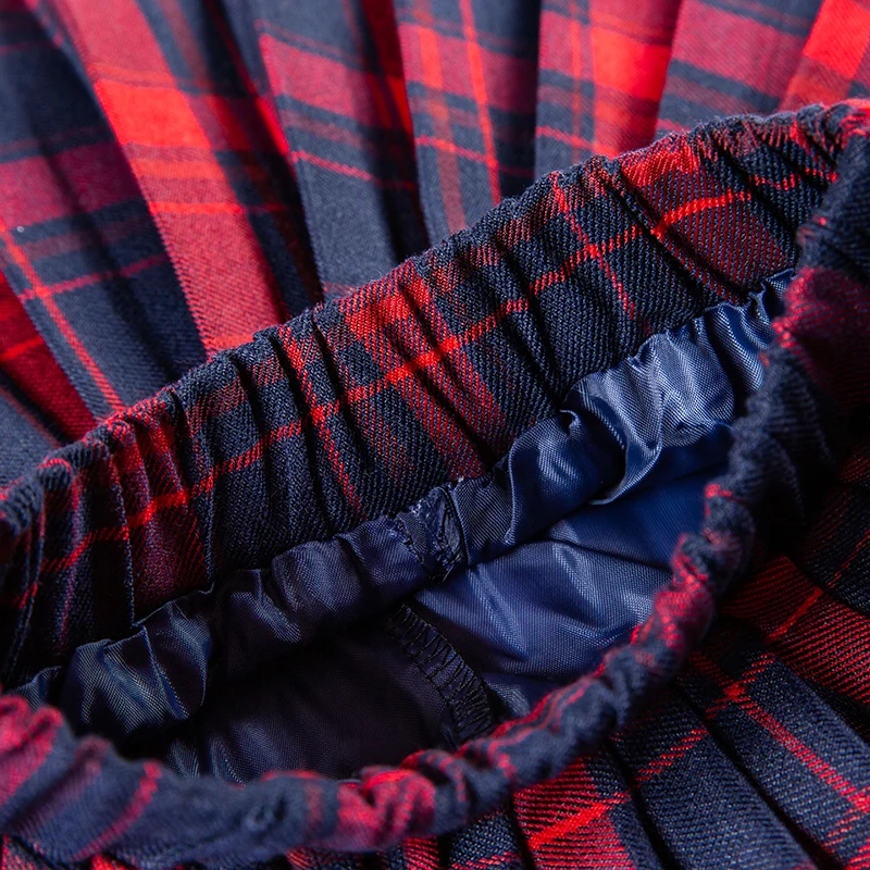 Летние детские юбки новинка 2020 хлопковая клетчатая юбка для девочек в школу