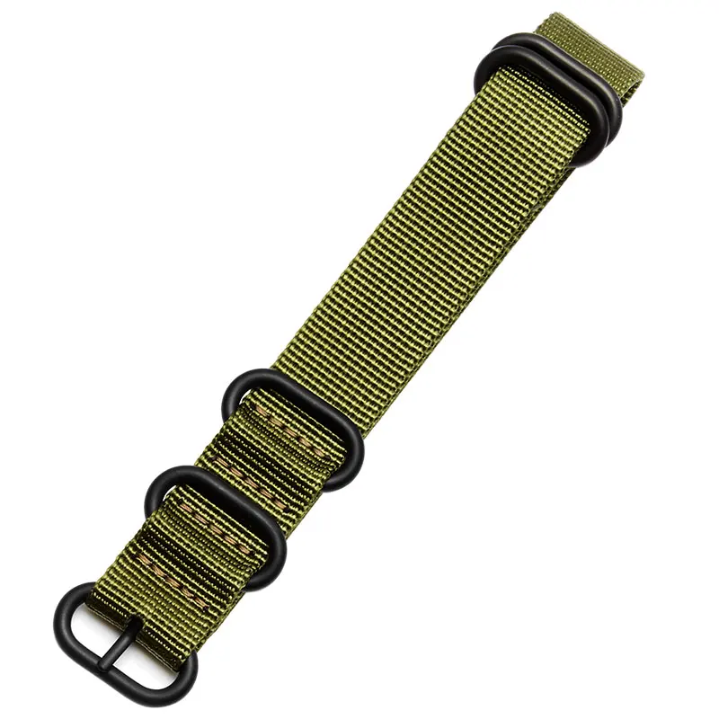 

Wholesale 6 Color Heavy Duty nylon strap NATO ZULU strap 18mm 19mm 20mm 21mm 22mm sport canvas replacement strap free shipping
