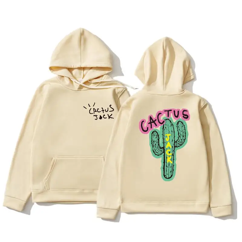

Men's And Women's Hoodies, Hip-Hop Style, Casual, Printed With Cactus, Travis Scotts, Jack Swag, Harajuku Prints, New For 2021