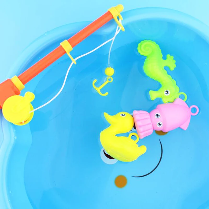 Детская Магнитная рыболовная интерактивная игрушка для родителей и детей