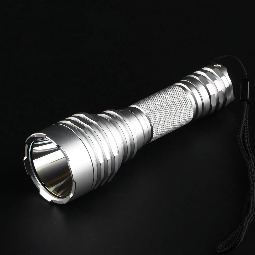 Серебряная вспышка конвой C8 плюс с Luminus SST40 Led Linterna 18650 флэш фонарь свет 2000lm