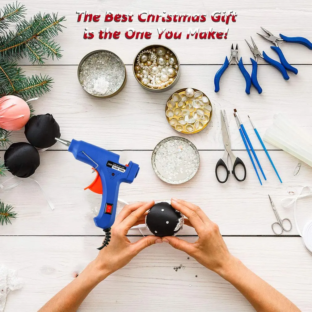 

Hot Glue Gun Sol Gun Hot Melt Gun 20W Electric Gun Hot Melt Glue Gun Diy Jewelry Accessories High Temperature Glue Gun