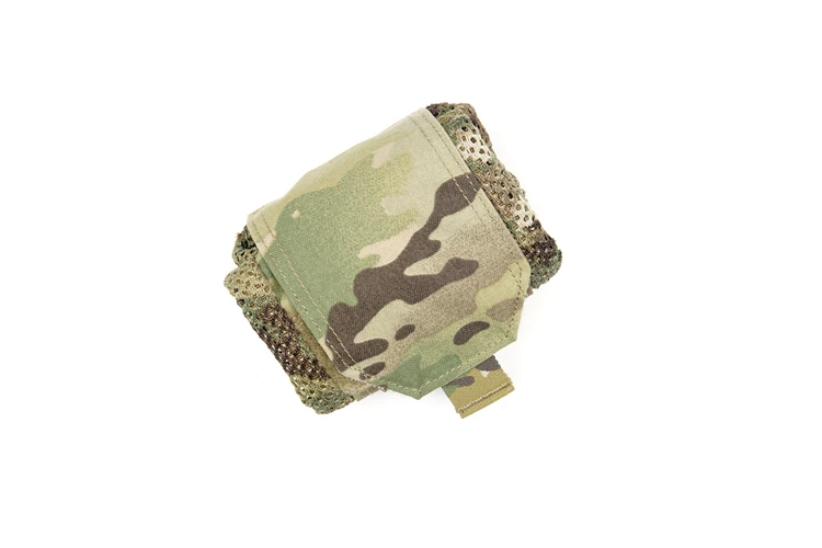 Outdoor Folding Mesh Recycling Bag Vest Tactical Sundry Bag Roll Up OTB Water Version MC