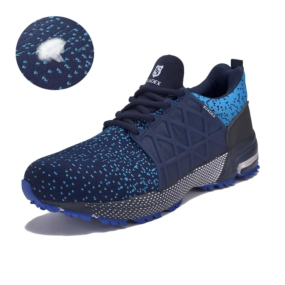 Рабочие ботинки SUADEX дышащие боты со стальным носком защита от ударов безопасные