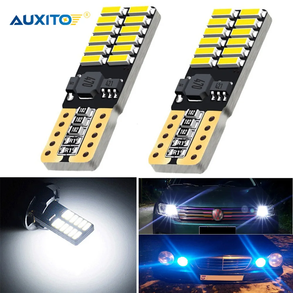 2x T10 192 W5W светодиодный CANBUS автомобильный парковочный габаритный фонарь для Skoda