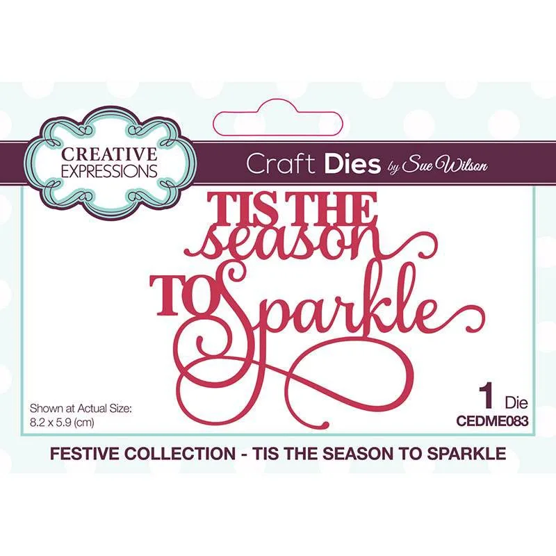 

Metal Cutting Dies This The Season To Sparkle Craft Scrapbooking Knife Blade Punch Stencils Dies Cut