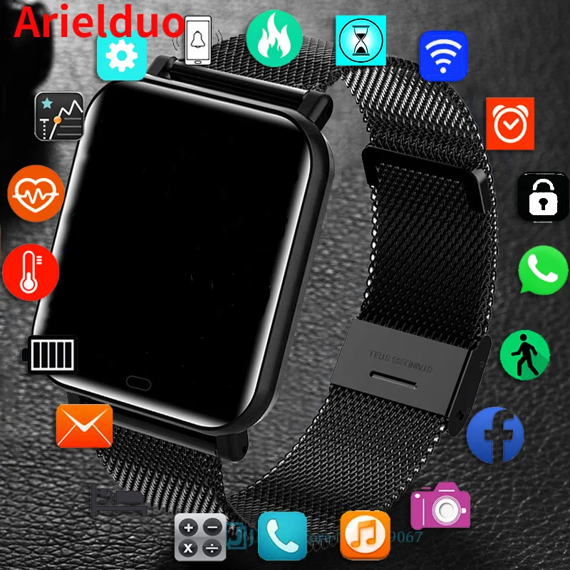 2021 Sport Fitness Smart Watch Men Women Smartwatch For Android iOS Smart Clock Bracelet Waterproof Fitness Tracker Smart-Watch