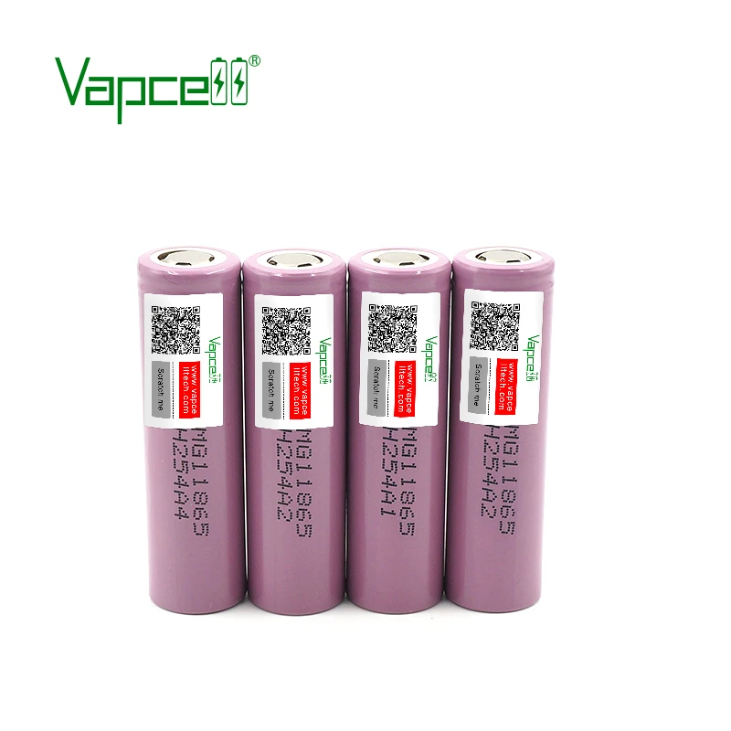 Бесплатная доставка Vapcell оригинальный литий-ионный аккумулятор 18650 2900mAh 10A MG1