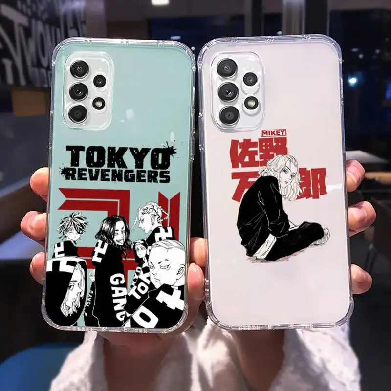 

Tokyo revengers Anime Phone Case For Samsung A 51 50 52 12 21s 31 40 70 71 note S 20 10 21 ultra plus fe clear coque shell