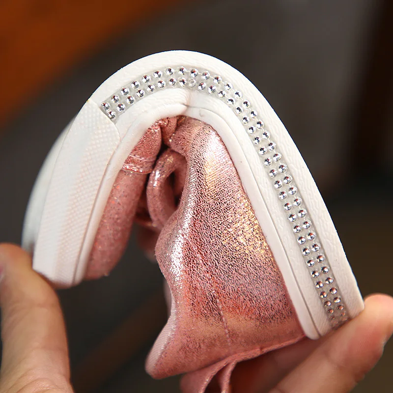 2022 spring New Bow Girl Sport Baby Shoes For Kids Fashion Sneakers Children Trainers Shoe 1 2 3 4 5 6 7 8 9 10 11 12 Year Old | Детская