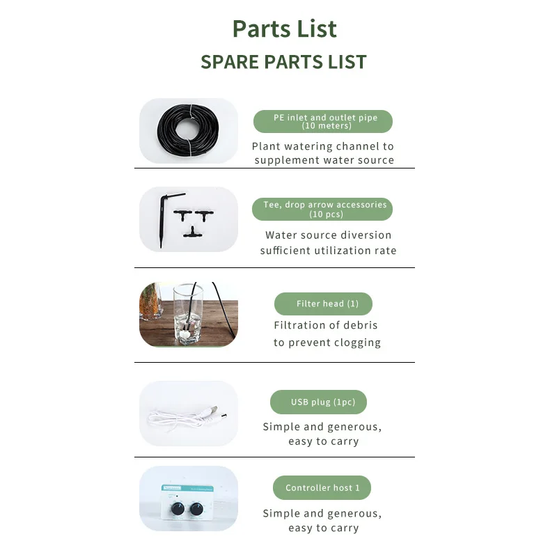 

New Garden Potted Automatic Watering Device Succulents Plant Drip Irrigation Tool Intelligent Water Pump System Controller