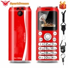 Разблокированный миниатюрный телефон с двумя Sim-картами, Диагональ экрана 1,0 дюйма