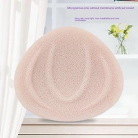 factory wholesale milk fake silicone micropore full hole brand new genuine female fake breast breast after surgery chest pad
