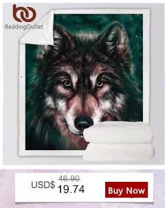 Постельные принадлежности Outlet Cosmic Wolf Комплект постельного белья прослушивание музыки пододеяльник животные пододеяльник красочные хиппи домашний текстиль 3 предмета
