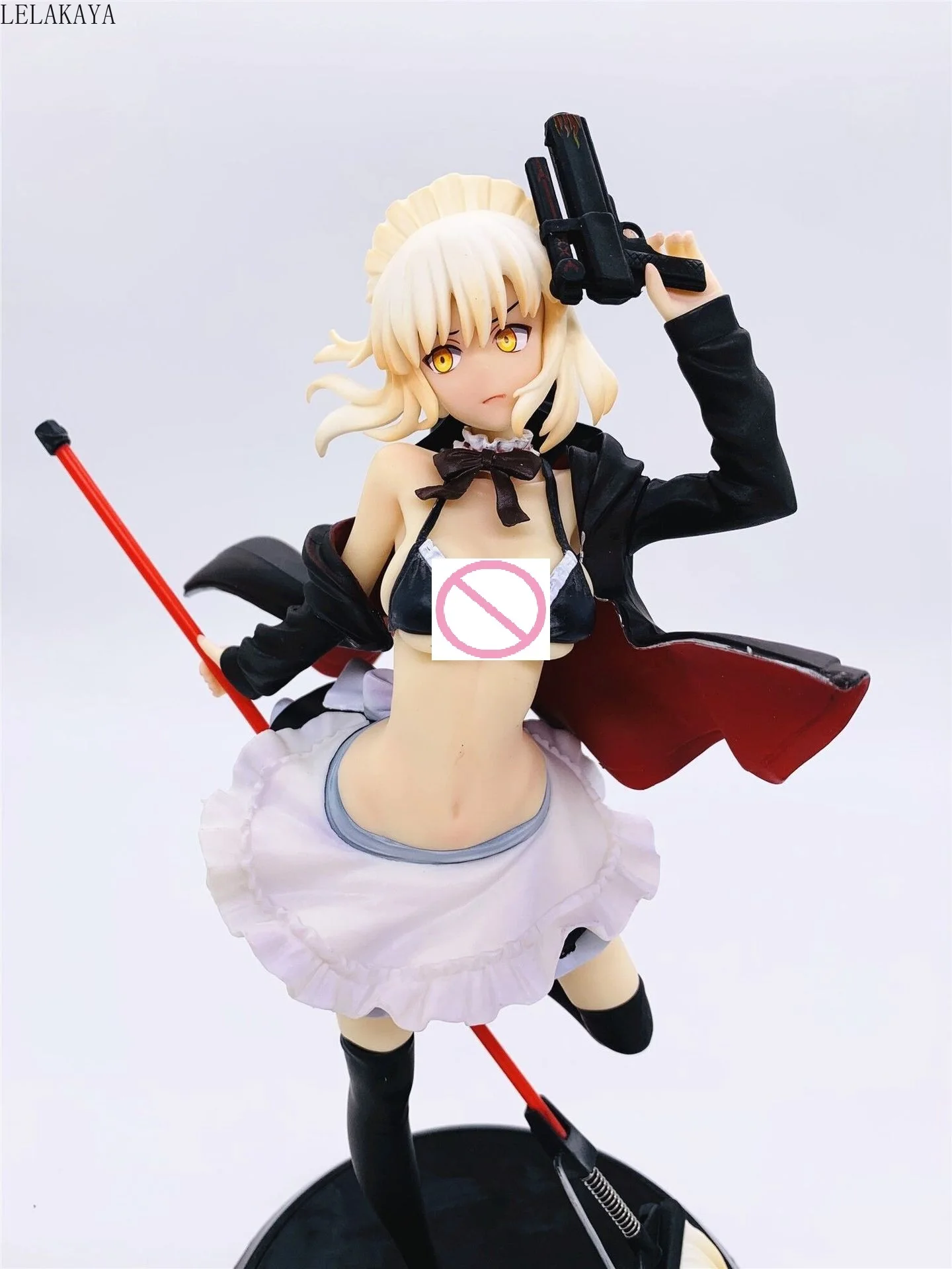 Аниме 28 см Fate/Stay Night Arutoria Pendoragon сабля изменить с метла пластиковая фигурка героя