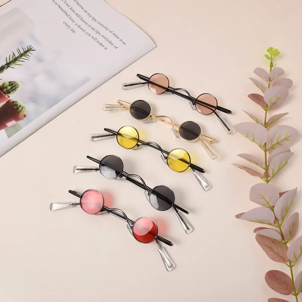 

Retro Mini Sunglasses Round Men Metal Frame Sun Glasses Small Round Framed Sun Glasses Men Driver Goggles Car Accessories New