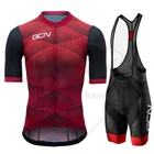 Новый велосипедный комплект из джерси 2022 GCN, одежда для велоспорта, летний велосипедный костюм с коротким рукавом, мужской комплект с шортами и нагрудником, Мужская одежда для велоспорта