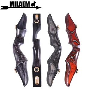 Лук для стрельбы из лука, 15 дюймов, Ильф, Рекурсивный лук, деревянная ручка для стрельбы, американский охотничий мишень для стрельбы из лука, аксессуары для стрельбы