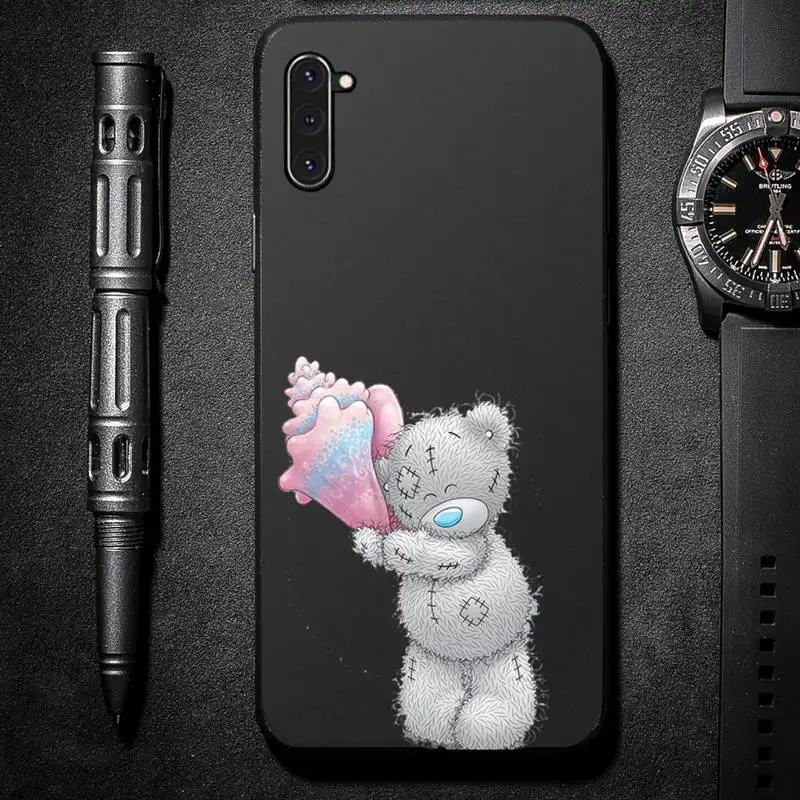 

Lovely Teddy bear Phone Case For Samsung galaxy S A note 6 7 8 9 10 20 31 40 50 51 71 edge plus 5G