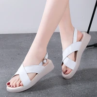 summer platform women sandals black 2021 casual outdoor fashion comfortable causal ladies sandals gladiator quality beach shoes