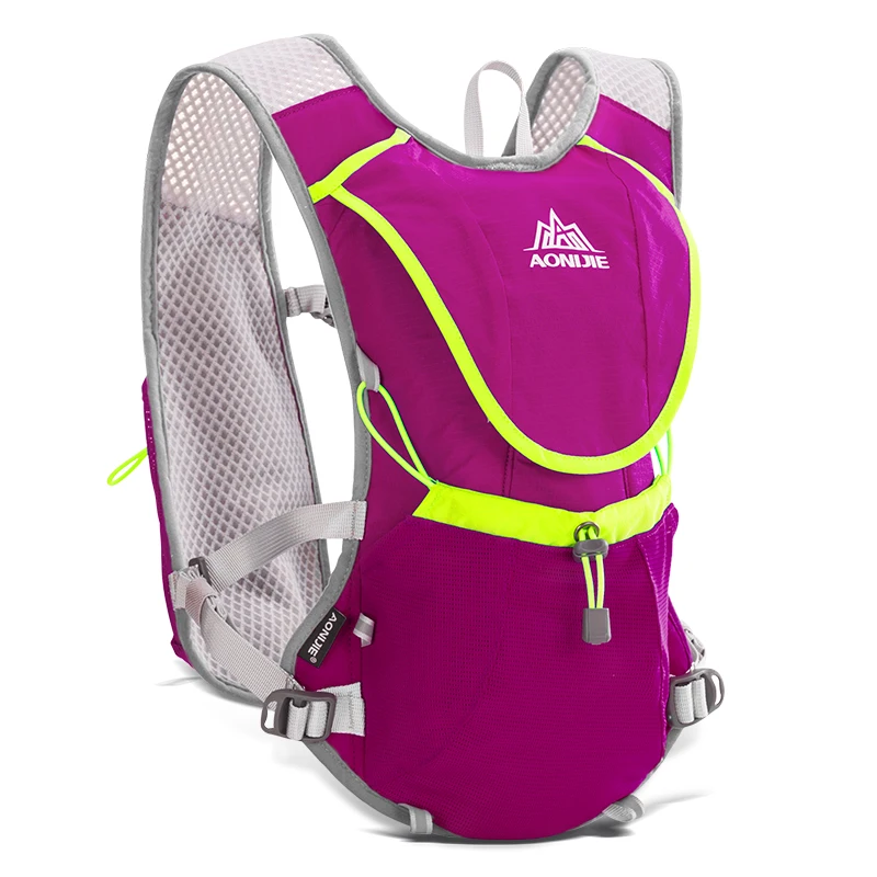 AONIJIE E883 Hydration Pack Nylon Backpack Rucksack Bag Vest Harness Water Bladder Hiking Camping Running Marathon Race Sport 8L