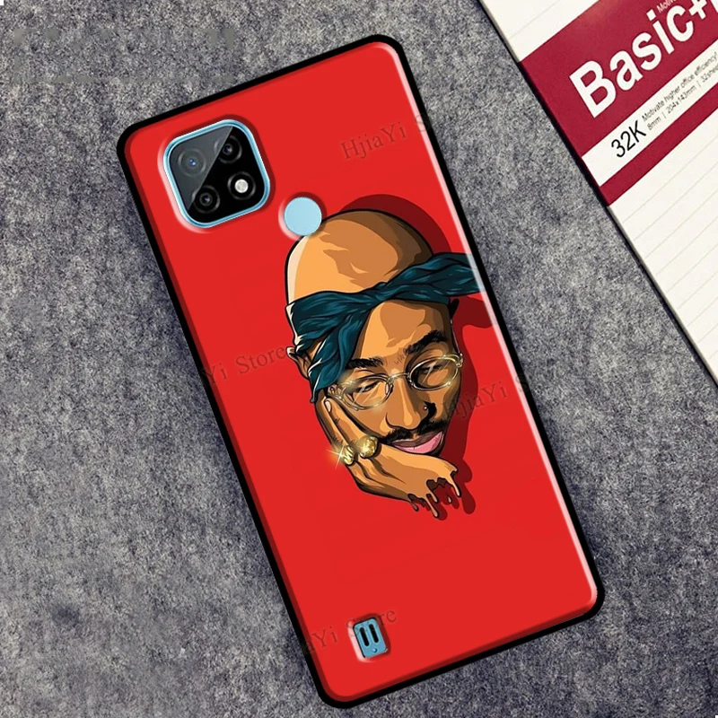 2Pac Тупак Шакур Рэппер для OnePlus Nord 2 8T 9R 7 8 9 Pro Чехол телефона Realme C3 C21 GT Neo Q3 6 - купить