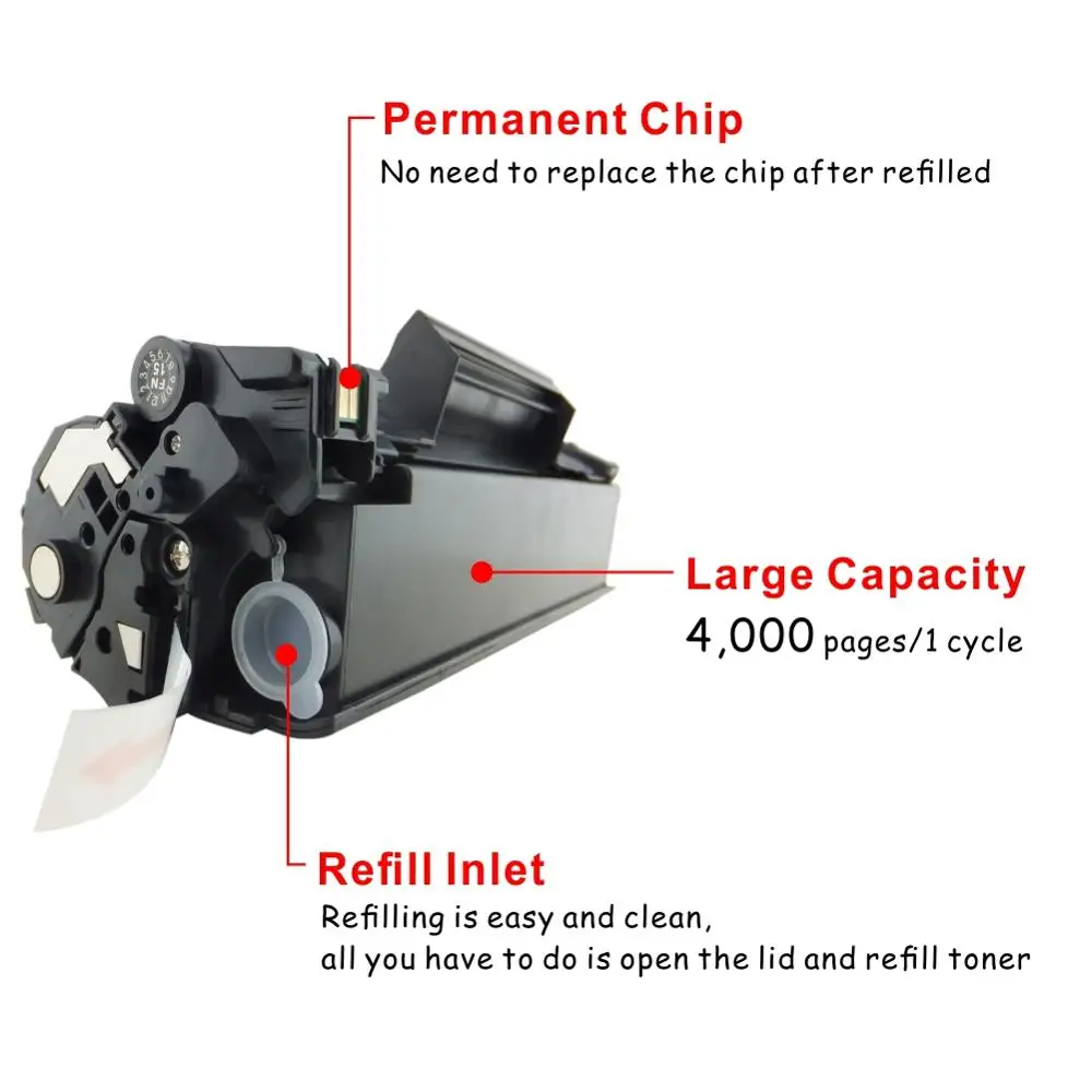 CRG картридж 726 тонер для Canon LBP6200d LBP6230d мфу лазерный принтер UCAN 4000 страниц большой