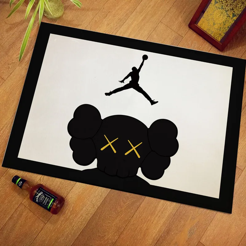 40x60 см/50x80 см домашний текстиль NBA Баскетбол звезда Коби ковер мягкие фланелевые Нескользящие коврики коврик в ванную комнату дверь гостиная