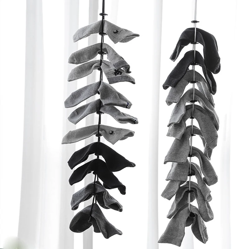 Бельевой home складной Носки затягивающей веревочки многофункциональная