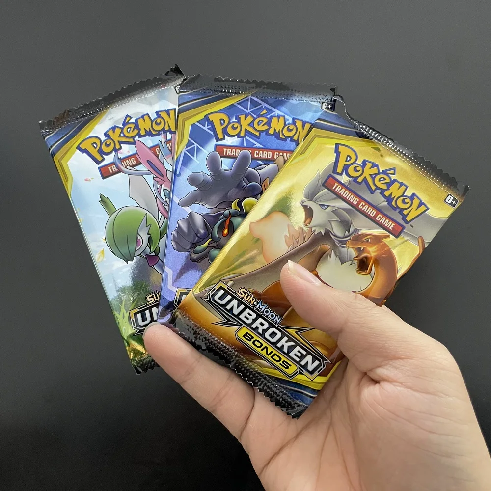 

324pcs Pokemon cards Sun & Moon UNBROKEN BONDS Booster Box Collectible Trading Cards Game