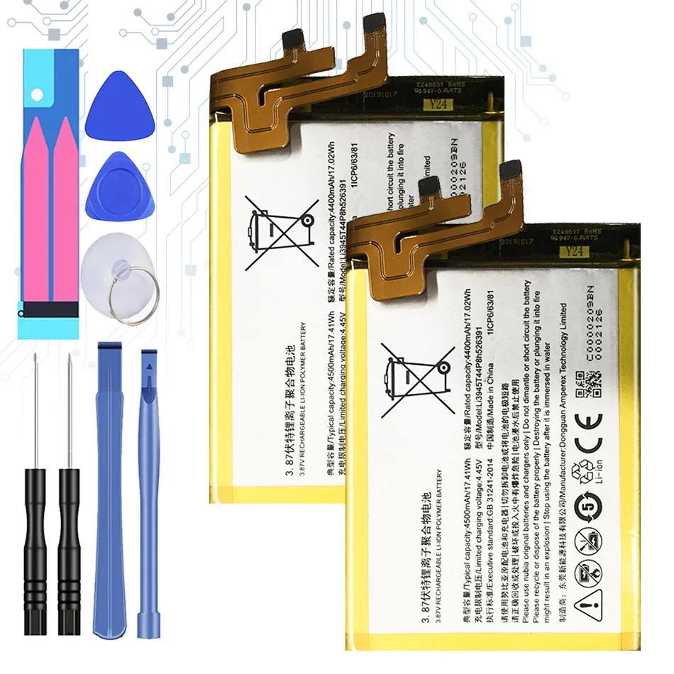 

li3945T44P8h526391 4500mAh Replacement Battery For ZTE Nubia Red Magic 5G NX659J