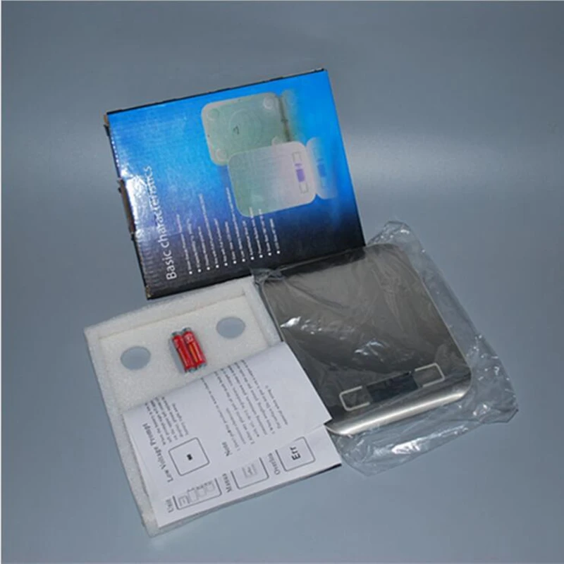 Ультратонкие бытовые электронные кухонные весы из нержавеющей стали для выпечки