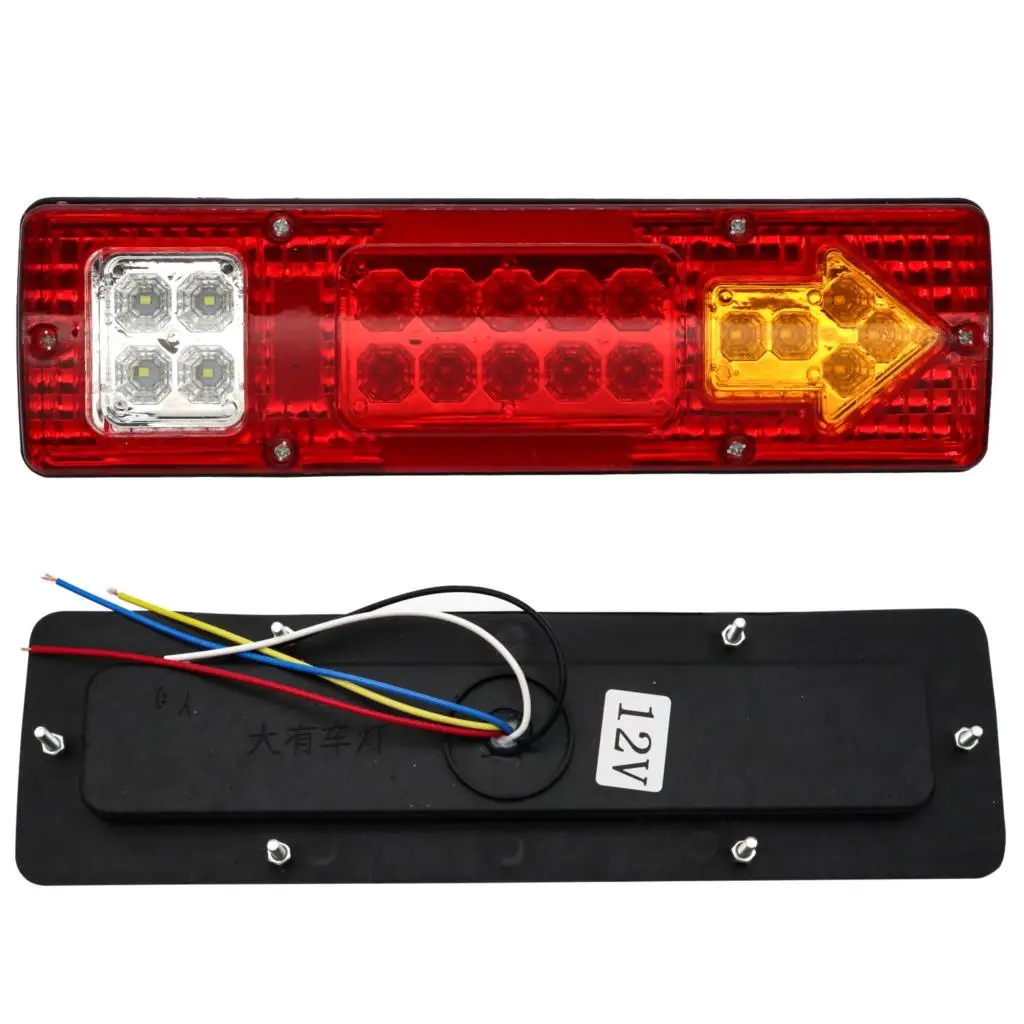 2x 46 LED Truck Tail Light Bar for Boat Trailer Pickup RV Camper UTV UTE Vans Turn Signal Brake Reverse Running Taillight | Автомобили и