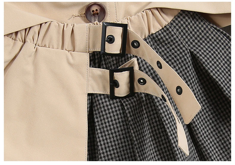 Детская верхняя одежда куртки для девочек плащ + юбка платье с курткой детская