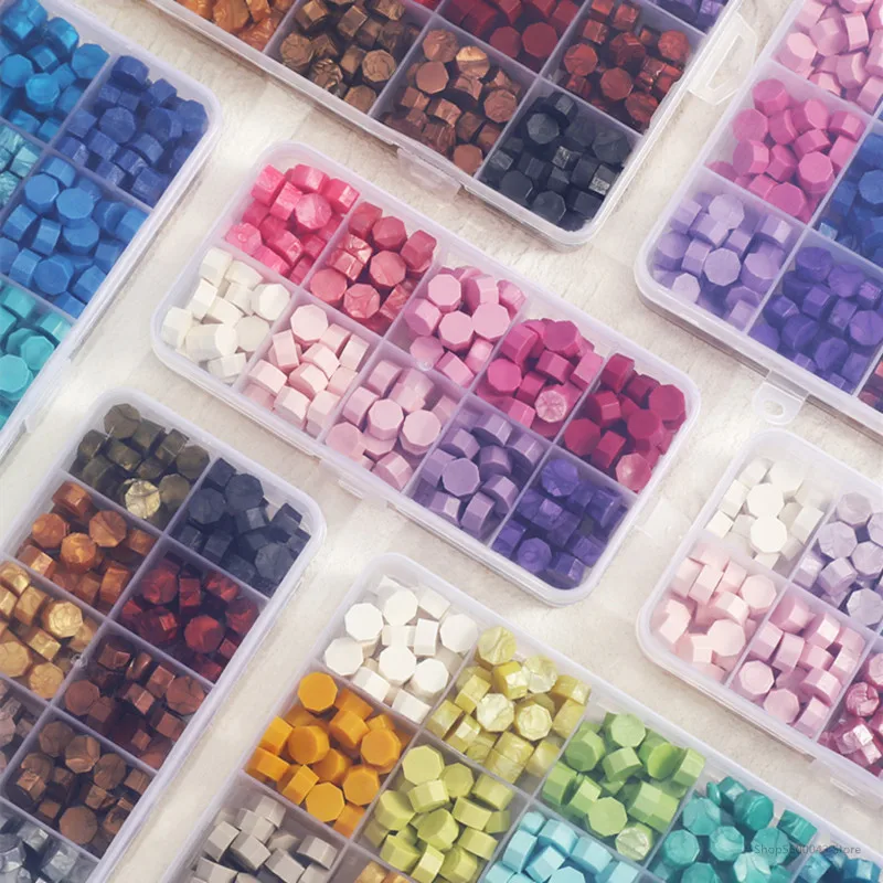 Ancient Sealing Wax Stamp Making Tools Box Set Seal Beans Beads for Vintage Craft Envelope Wedding | Дом и сад