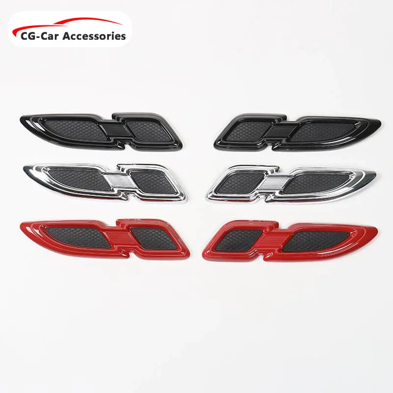 

Car fender decoration Air outlet modification Side body label decoration stickers For Ford Mustang Camaro Modified