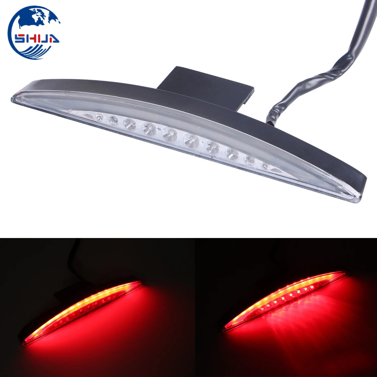 Аксессуары для мотоциклов Ясно заднее крыло наконечник светодиодный тормозной