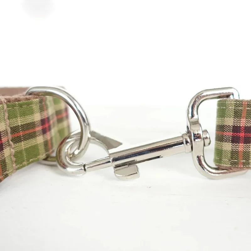 Ошейник и поводок для собак ручной работы Модный комплект из ожерелья поводка в