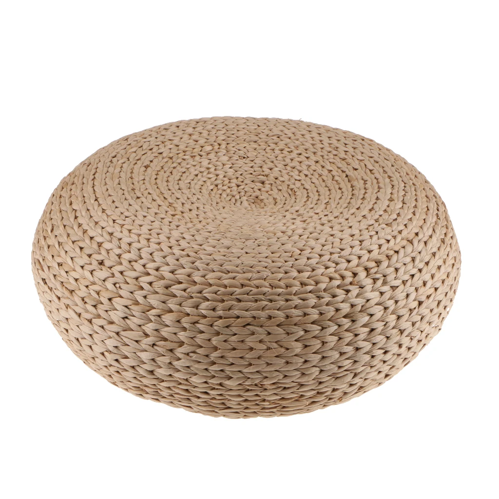 Japanese Style Handmade Straw Woven Seat Cushion Tatami Dia. 40cm (15.75') |
