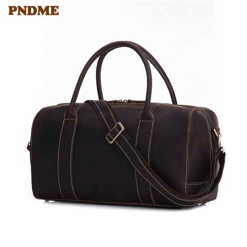 Винтажная сумка crazy horse из воловьей кожи для мужчин простой Дорожный чемодан