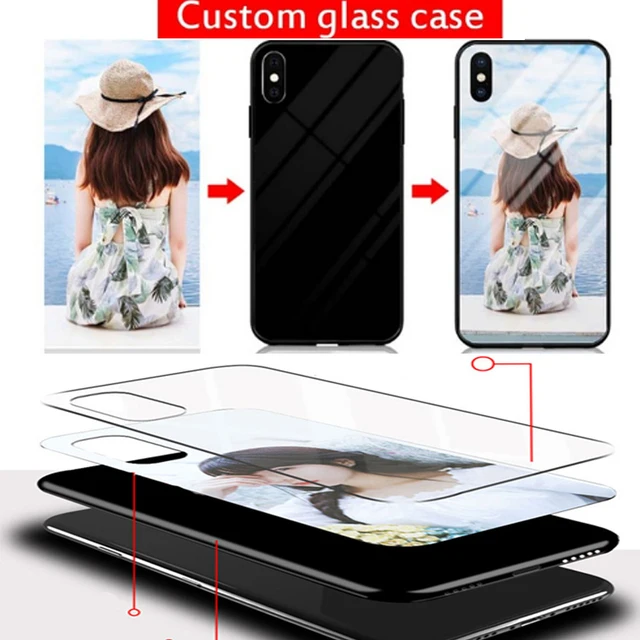 Чехол из закаленного стекла для Samsung s22 pro уникальный бампер сделай сам с фото на