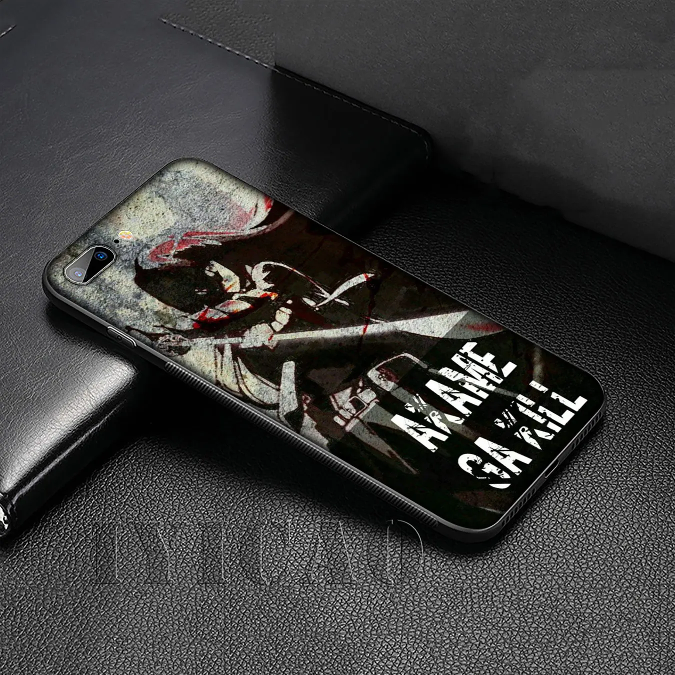 Мягкий силиконовый чехол IYICAO Akame Ga Kill Anime для iPhone 11 Pro XR X XS Max 6 6S 7 8 Plus 5 SE черный из