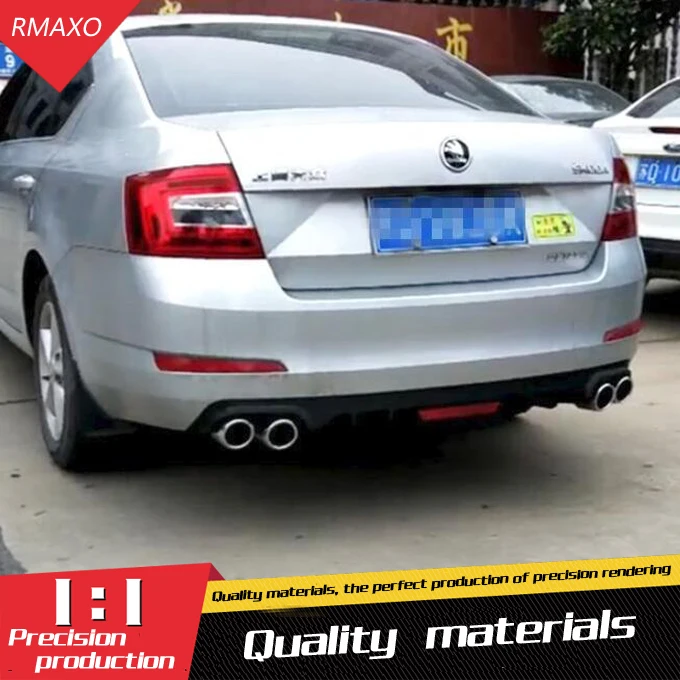 Для Octavia Задний Спойлер ABS задний бампер диффузор защитные бамперы для Skoda
